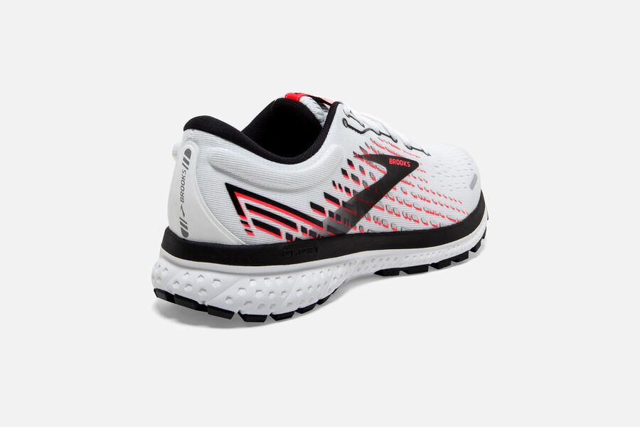 Brooks Running Shoes - Ghost 13 Road Womens - White/Pink/Black - KJQ-420185